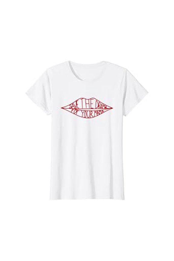 Retro 90s Drama Mama Slogan Lips T-Shirt for Expressive Style