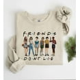 thumbnail image 1 of Retro 90s Friends Don't Lie Sweatshirt, Movie 2025 Sweatshirt - Sizes S-5XL ,MinimalTee, 1 of 6
