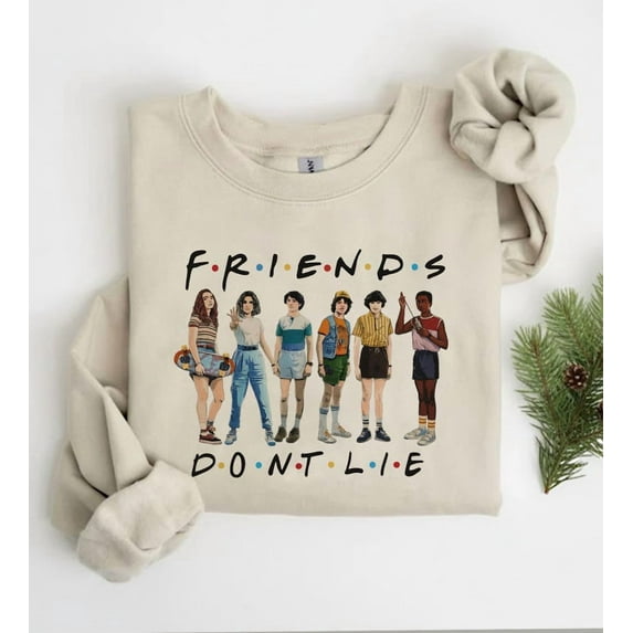 Retro 90s Friends Don't Lie Sweatshirt, Movie 2025 Sweatshirt - Sizes S-5XL ,MinimalTee