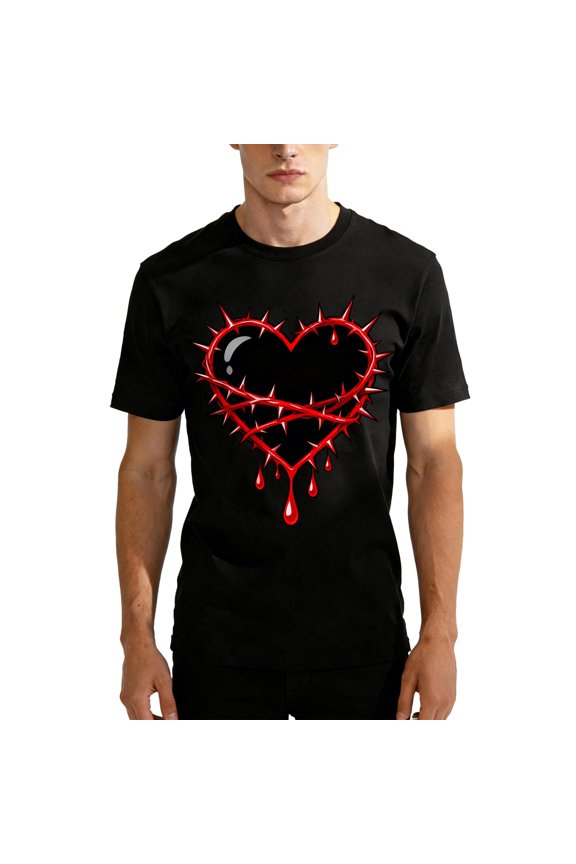 Retro 90s Mountain Adventure Cotton T-Shirt Comfort Fit Crew Neck Graphic Tee S