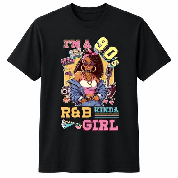 Retro 90s R&B Music Graphic T-Shirt, Unisex Classic Fit Cotton Tee