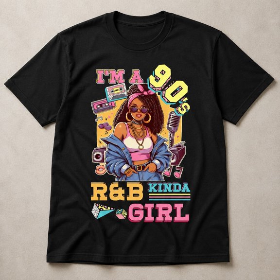 Retro 90s R&B Music Graphic T-Shirt, Unisex Classic Fit Cotton Tee