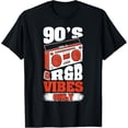 thumbnail image 1 of Retro 90s R&B Vibes Only Graphic T-Shirt Vintage Boombox Music Lover Hip Hop Style Unisex Tee, 1 of 6