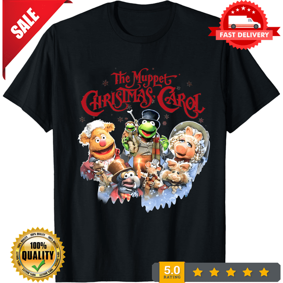 Retro 90s The Muppets Christmas Carol Costume Shirt, Miss Piggy Xmas Movie Vinta, LIMITED EDITION-TH66258
