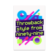 Retro 90s Wall Art - Nostalgic Millennials - 13x19 Poster Print