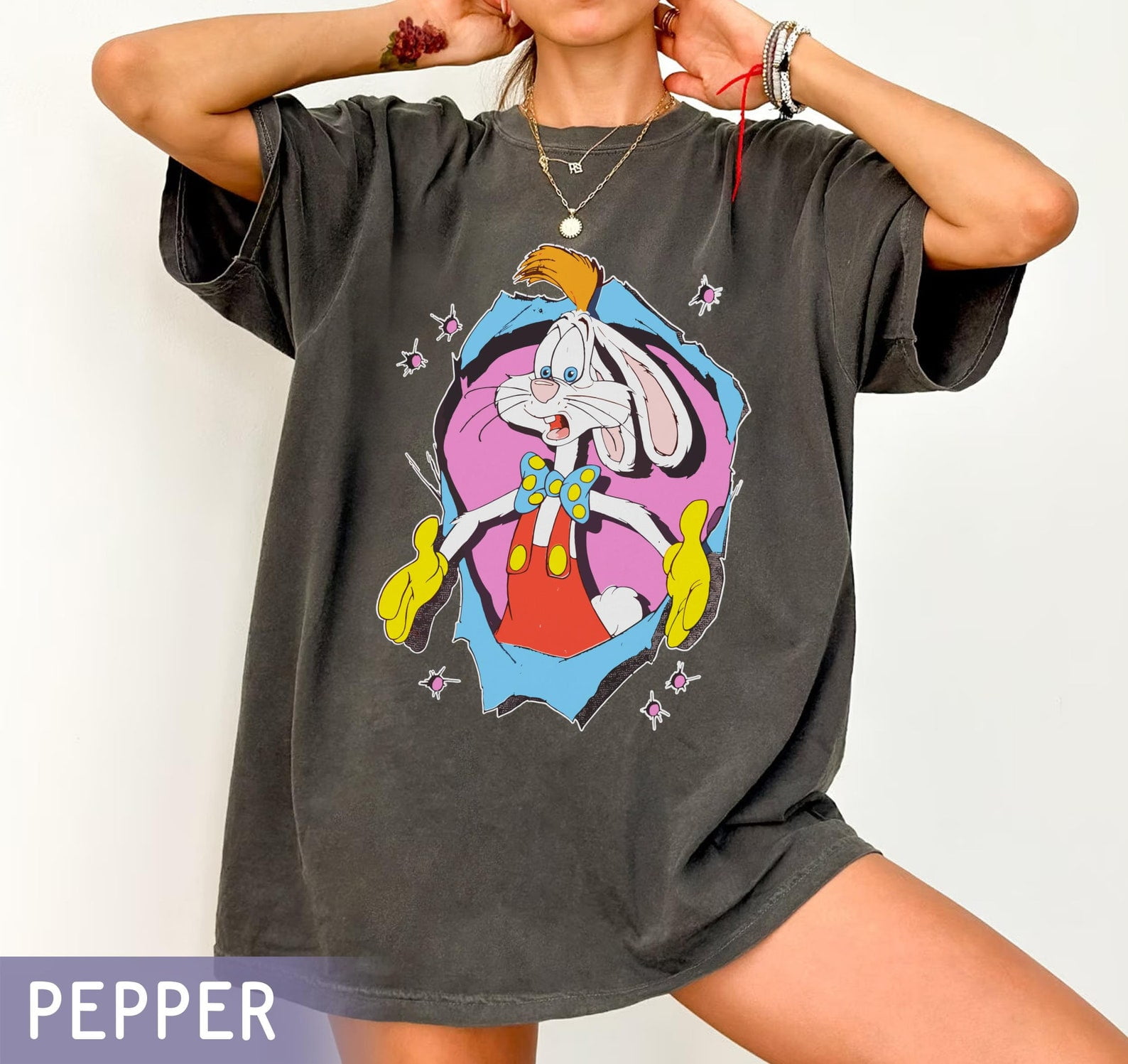 Retro 90s Who Framed Roger Rabbit Comfort Colors T-Shirt, Roger Rabbit ...