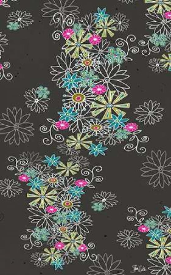 Retro Abstract Floral Canvas Art - Shanni Welsh (24 x 36)