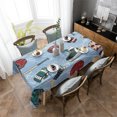 thumbnail image 1 of Retro Abstract Hockey Sneakers Tablecloths for Dining Table Waterproof Rectangular Table Cover for Kitchen Living Room, 1 of 5