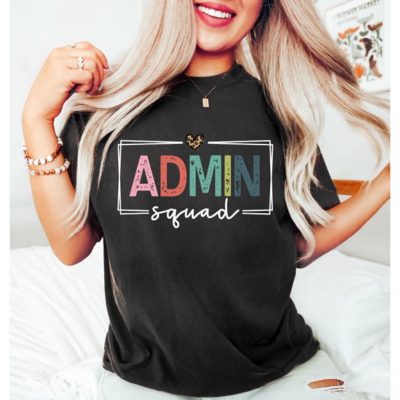 Retro Admin Squad T Shirt, Office Staff Shirt, Admin shirt, Office Worker Tee, Admin Assistant Gift, Office Squad Shirt, Squad Shirt TSHIRT All Size S-5XL