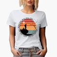 thumbnail image 1 of Retro Adventure May Hurt You But Monotony Will Kill You, White T-Shirt, Small, 1 of 5