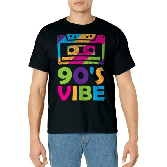 Retro Aesthetic Costume Party Outfit - 90s Vibe T-Shirt