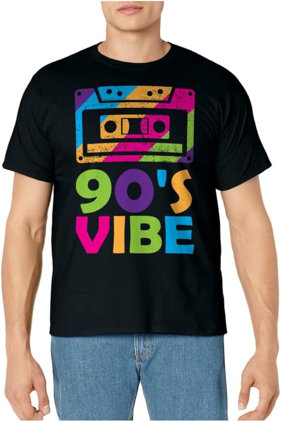 Retro Aesthetic Costume Party Outfit - 90s Vibe T-Shirt