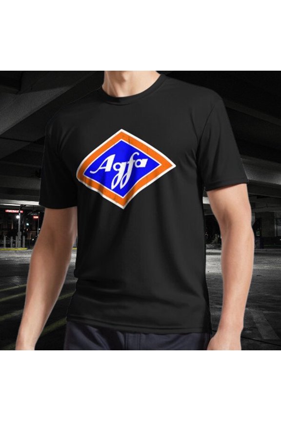 Retro Agfa Film Logo from 1960s Active T-Shirt Funny Size Mode American T-shirt
