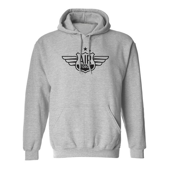 Retro Air Force Wings Adult Hooded Sweatshirt