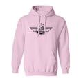 thumbnail image 1 of Retro Air Force Wings Adult Hooded Sweatshirt, 1 of 3