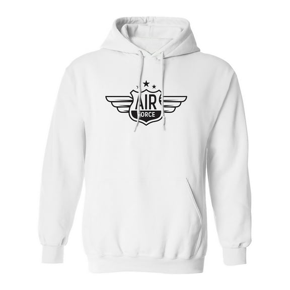 Retro Air Force Wings Adult Hooded Sweatshirt