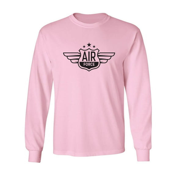 Retro Air Force Wings Adult Long Sleeve T-shirt