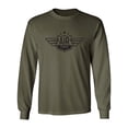 thumbnail image 1 of Retro Air Force Wings Adult Long Sleeve T-shirt, 1 of 3