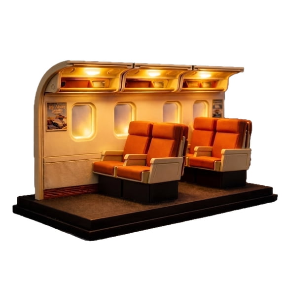 Retro Airplane Cabin Ambient Light, Simulated Aircraft Decor Accessory, Professional Industrial Style Lighting Tool for 2026