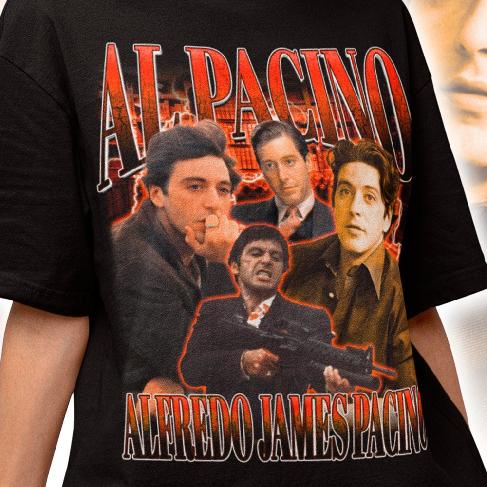 T-shirt Serpico Al Pacino - Film Culte - Col Rond - 100% Coton Bio - Coupe Classique - Homme