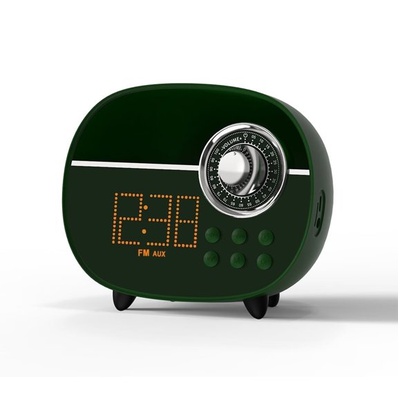 Retro Alarm Clocks, Bluetooth, Hands-Free Calling, Night Light, TF Card Support, AUX Input, Outdoor Use
