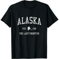 thumbnail image 1 of Retro Alaska T Shirt Vintage Sports Tee Design, 1 of 3
