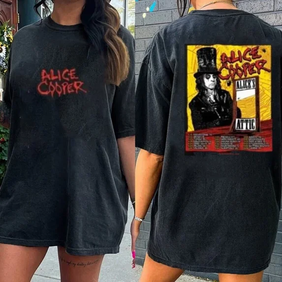 Retro Alice Cooper 2026 Tour T-Shirt, Alice Cooper Fan Tee