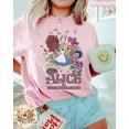 thumbnail image 1 of Retro Alice in Wonderland Comfort Colors T-Shirt, Vintage Disney Princess Alice, 90s Disneyland Shirt, Disney Adventures in Wonderland, Granite Color, Size L, 1 of 5