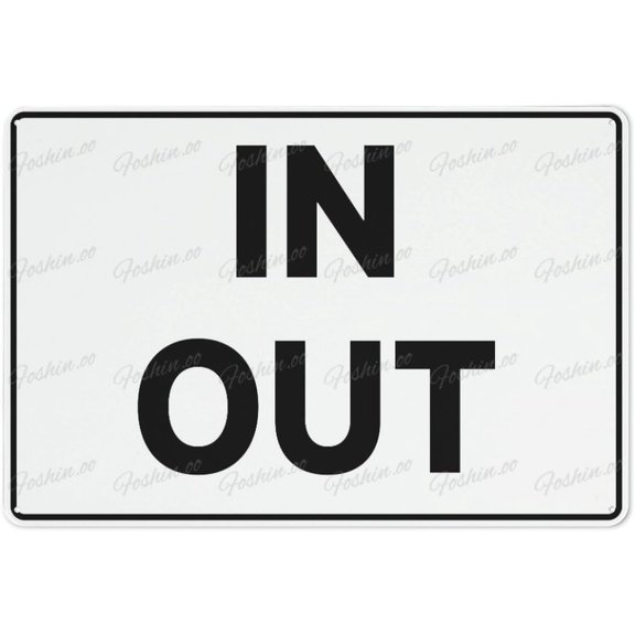 Retro Aluminum Sign Inout Metal Sign With Symbol Aluminum Uv Printed 4 Pre-Drilled Holes For Car Business Home Office Indoor Or Outdoor Use 8" X 12"