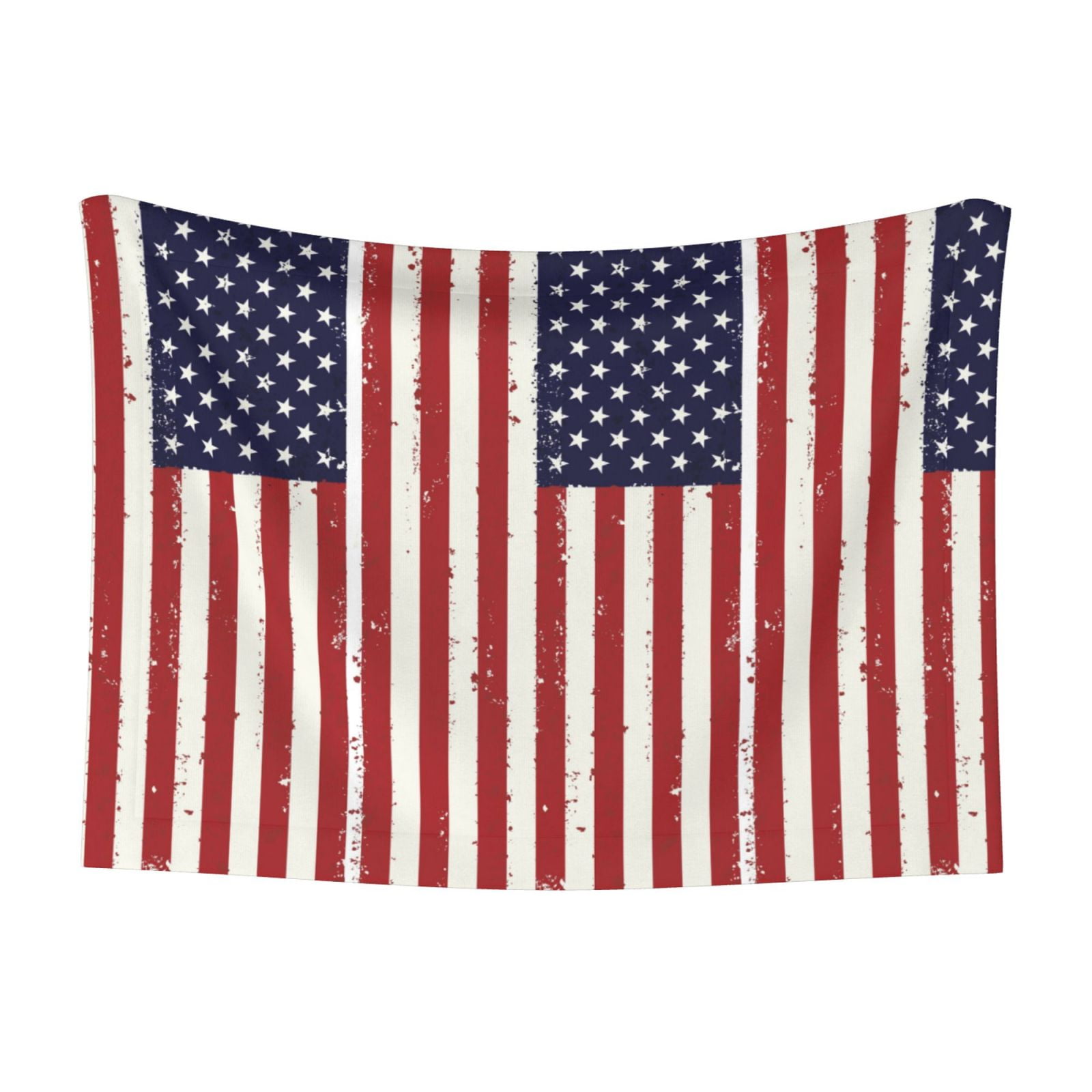 Retro America Flag Dog Blanket Soft Warm Flannel Cat Blanket Great Pet Throw for Cats Puppy Small Medium Large Dog