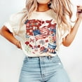 thumbnail image 1 of Retro America, Trendy America Patchwork, 4th of July, Vintage Memorial Day, 1 of 2