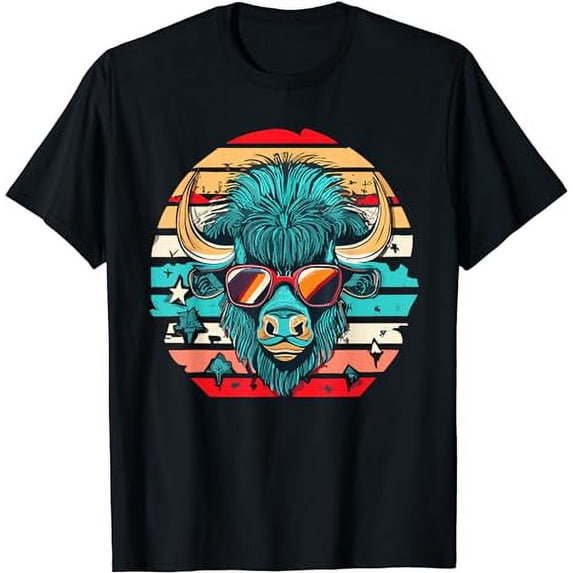 Retro American Buffalo Costume - Vintage American Bison T-Shirt