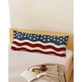 thumbnail image 1 of Retro American Flag Body Pillow Covers, White Star Red Blue US Flag Soft Breathable Throw Pillow Cases with Invisible Zipper, Decorative Pillowcase Pillows Protectors for Sofa Bed Couchair 20"x54", 1 of 9