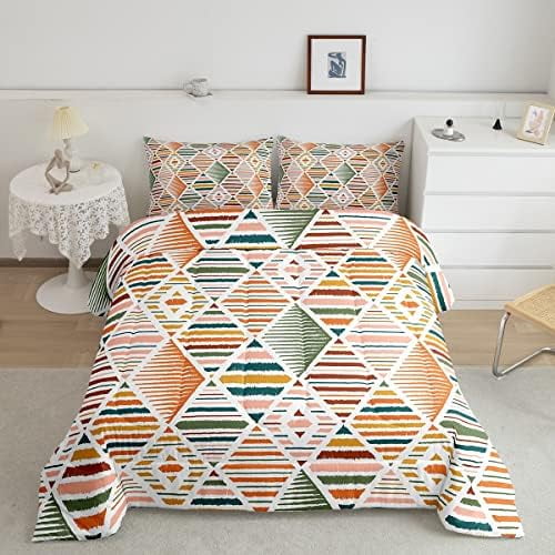 Retro American Flag King Size Comforter Set 3D Bear Print Decor All