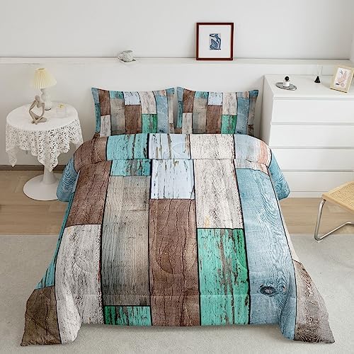 Retro American Flag King Size Comforter Set 3D Bear Print Decor All