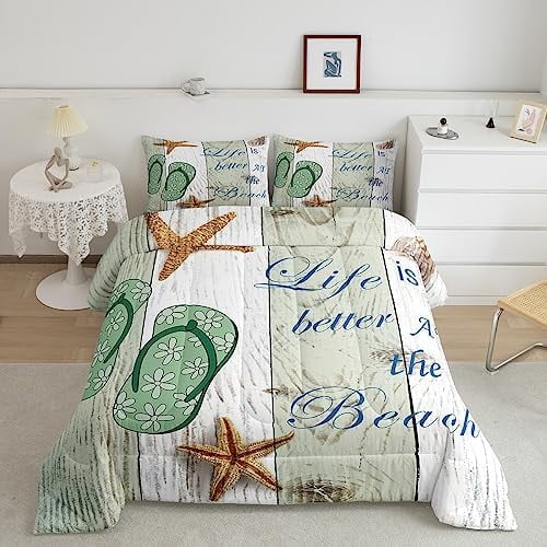 Retro American Flag King Size Comforter Set 3D Bear Print Decor All