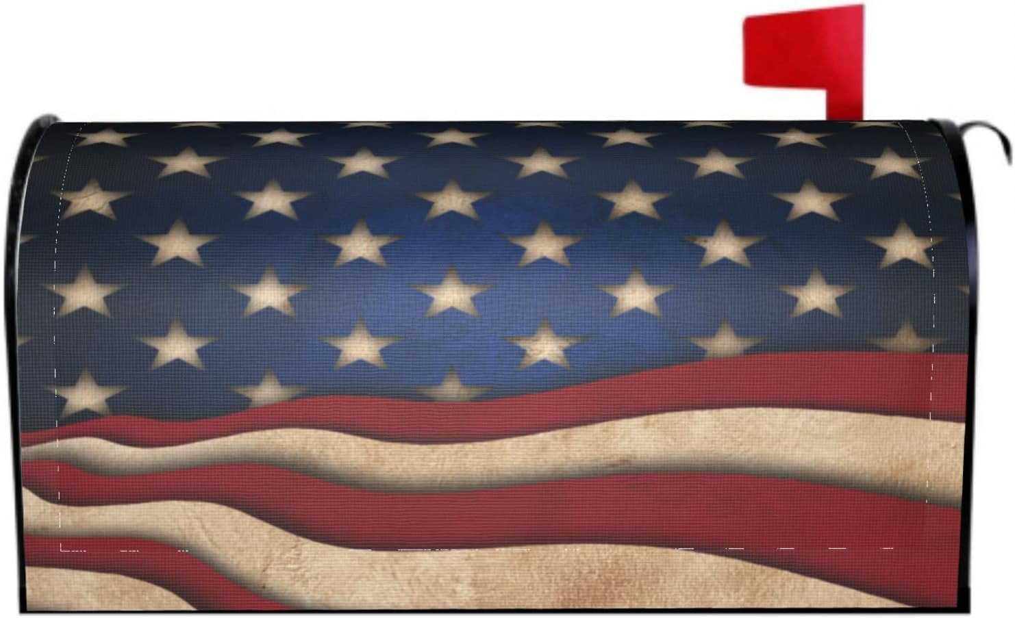 Retro American Flag Mailbox Covers Standard Size 18 X 21 4th