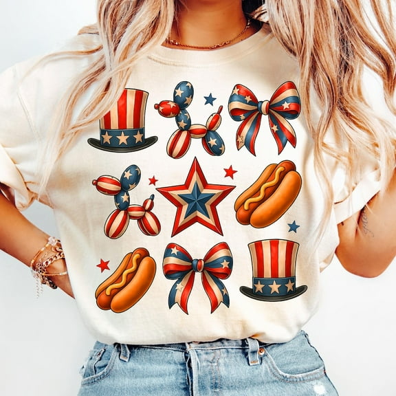 Retro American Flag T-Shirt – Stars and Stripes for 4th of July or Memorial Day Look