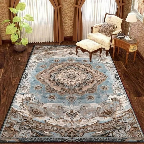 Retro American Style Carpet Living Room Decoration Large Area Rug Home Luxury Bohemia Carpets Bedside Sofa Floor Mat tapis salon