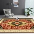 thumbnail image 1 of Retro American Thickening Carpets for Living Room Morocco Decoration Home Sofa Area Rugs Bedroom Big Size Non-slip Floor Mats, 1 of 5