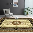 thumbnail image 1 of Retro American Thickening Carpets for Living Room Morocco Decoration Home Sofa Area Rugs Bedroom Big Size Non-slip Floor Mats, 1 of 5