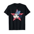 thumbnail image 1 of Retro Americana Cartoon Mouse T-Shirt for Patriotic Style and Comfort, 1 of 5
