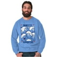 thumbnail image 1 of Retro Americana Smurfette Supporters Sweatshirt for Men or Women Brisco Brands X, 1 of 6
