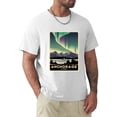thumbnail image 1 of Retro Anchorage Alaska Cityscape Travel Souvenir Vacation Art T-shirt, for men & women, up to size 5XL., 1 of 2