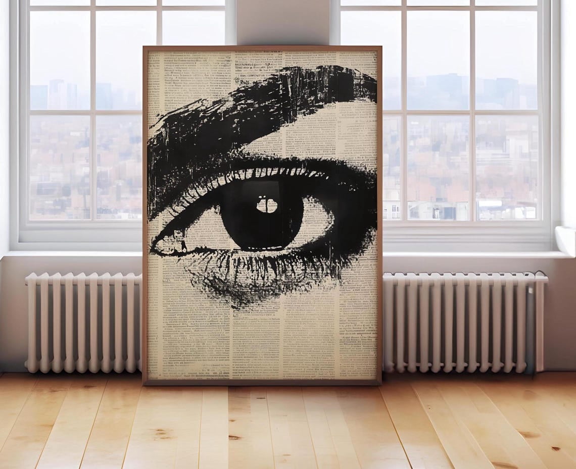 Retro And Icon Eye Retro Apartment Her Poster , Poster Print Only ...