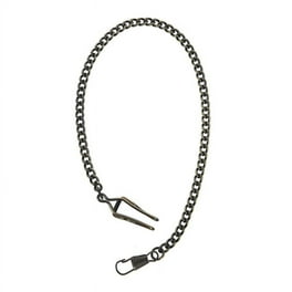 Eease 65cm Decent Metal Pocket Watch Chains Vintage T bar Buckle Jeans Belt Chains for Men Women Silver Walmart