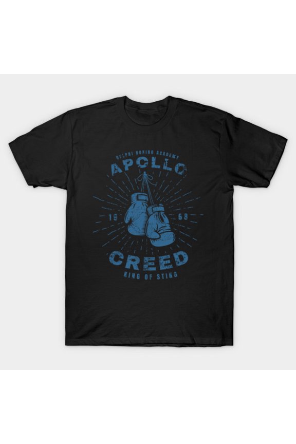 Retro Apollo Creed Rocky Balboa Boxing Legend Movie Design Unisex T-Shirt, for men & women, up to size 5XL