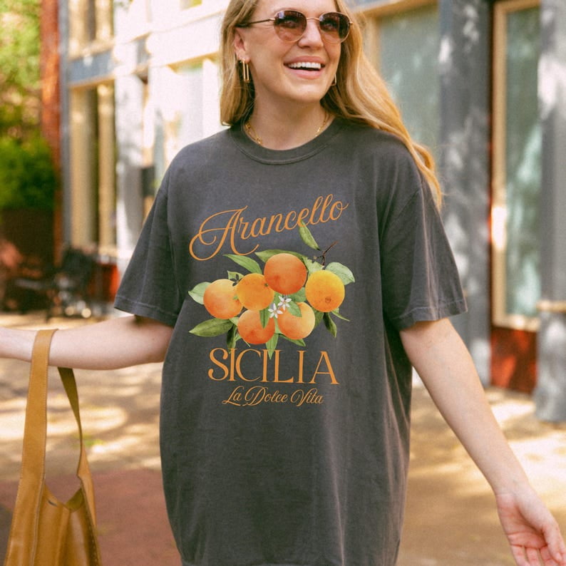 T-shirt Femme Colisée Rome La Dolce Vita - Col En V - Style Décontracté Italien - 2