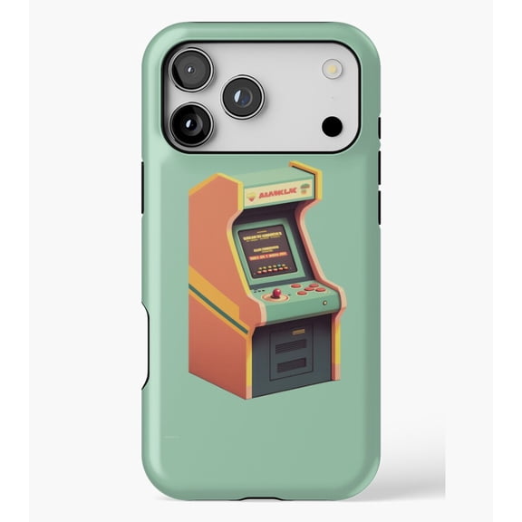 Retro Arcade Game Machine M2281, Protective Case for iPhone 17 16 15 14 13 12 11 Pro Max – Modern Unisex Style