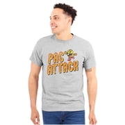Retro Arcade Game PACMAN Pac Attack Unisex Plus Size Graphic Tee Brisco Brands 2X
